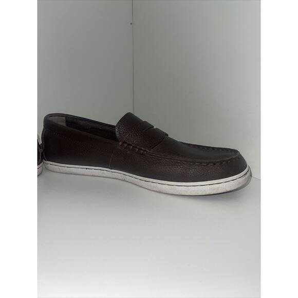 Cole Haan Grand OS Pinch Maine Classic Brown Leather Penny Loafers Mens 12M - Picture 5 of 10